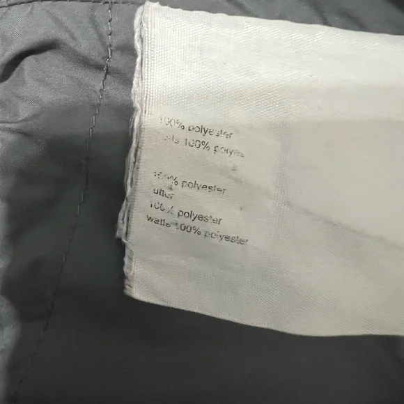 LaCoste Quilted Detachable Hood Rain Jacket Black Women - Picture 9 of 9